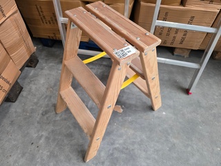 2 x ladder en 1 keukentrap Trappen, diverse